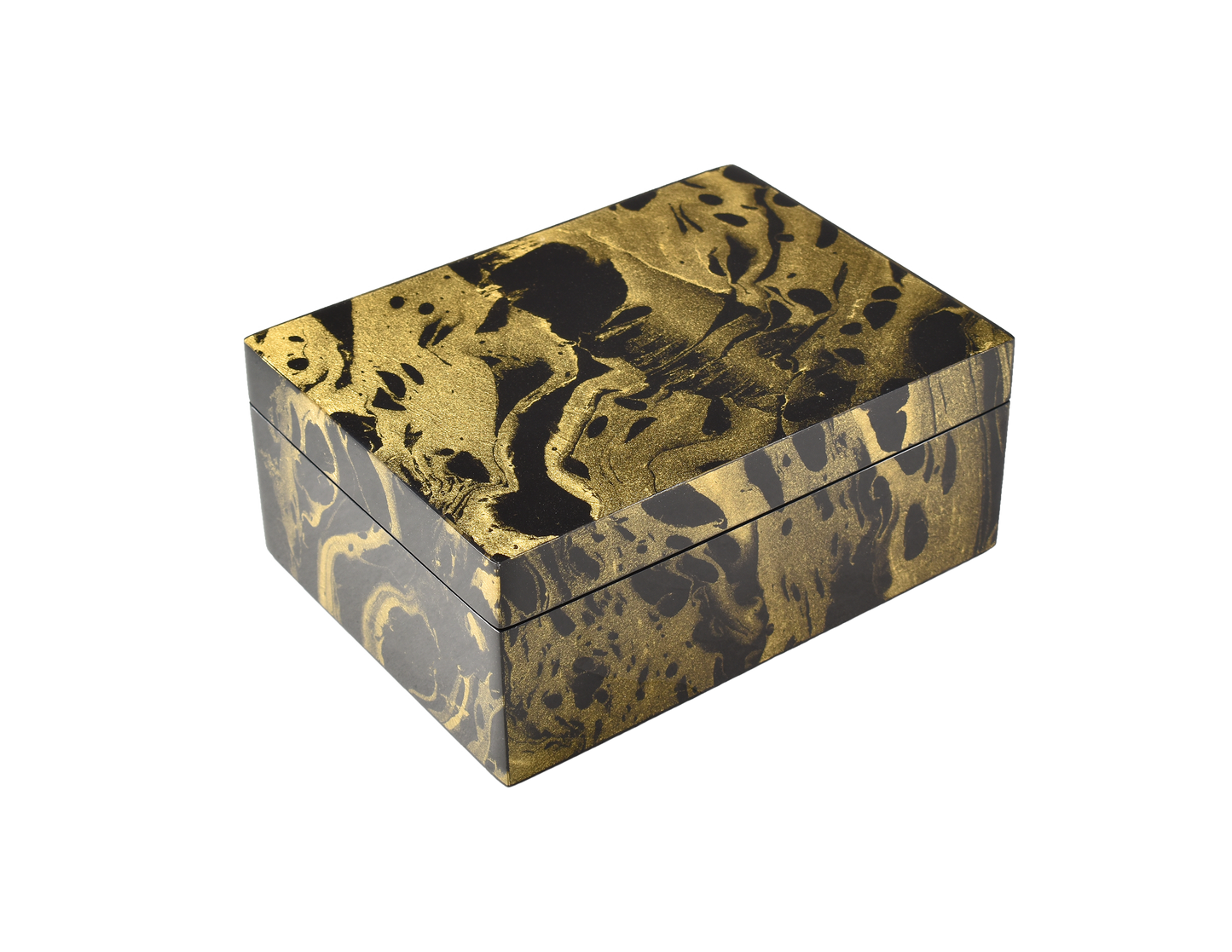 Black Gold Marble - Medium Box