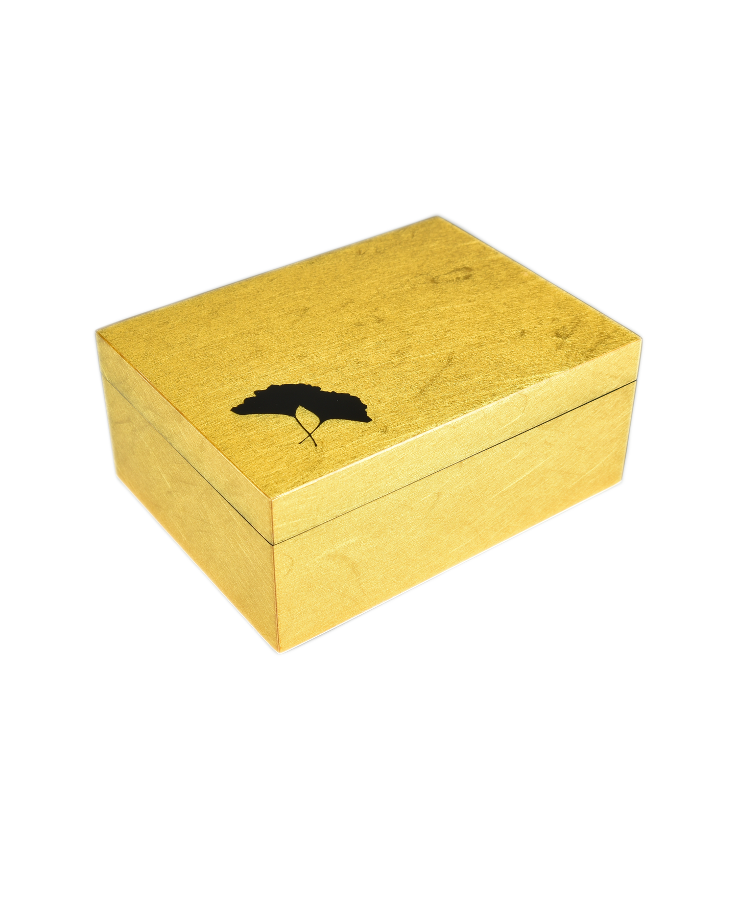 Ginko Leaf with Shine Gold Leaf - Medium Box - L-21GKSGL