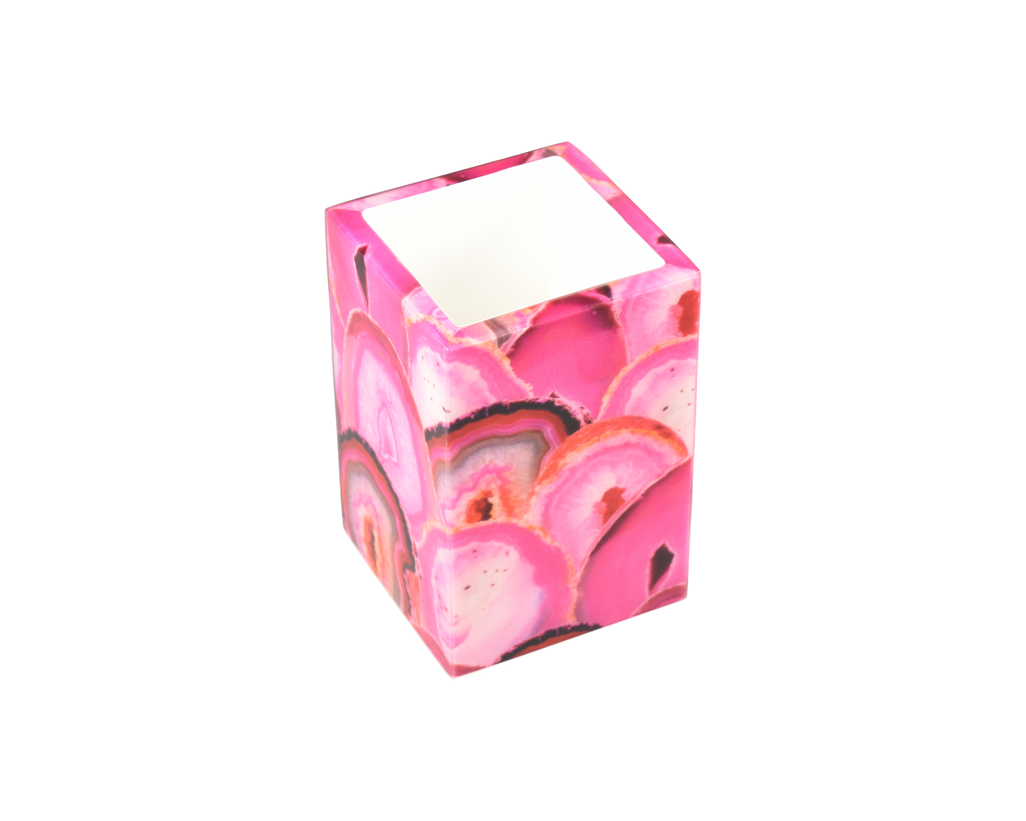 Pink Agate - Brush Cup