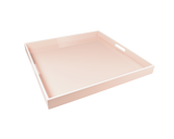 Paris Pink with White Trim - 22" Square Tray - L-35PPW