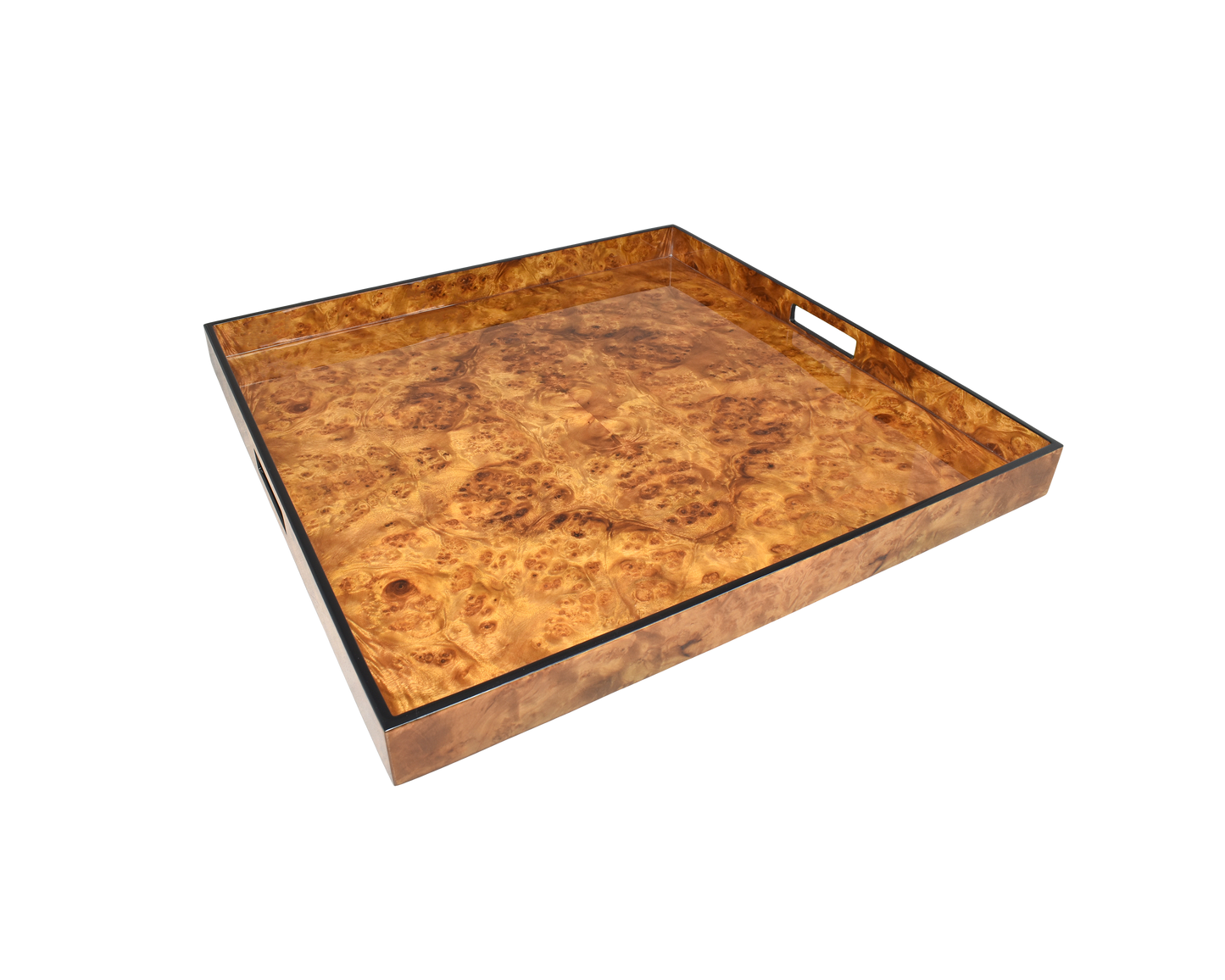 Walnut Burl - 22" Square Tray