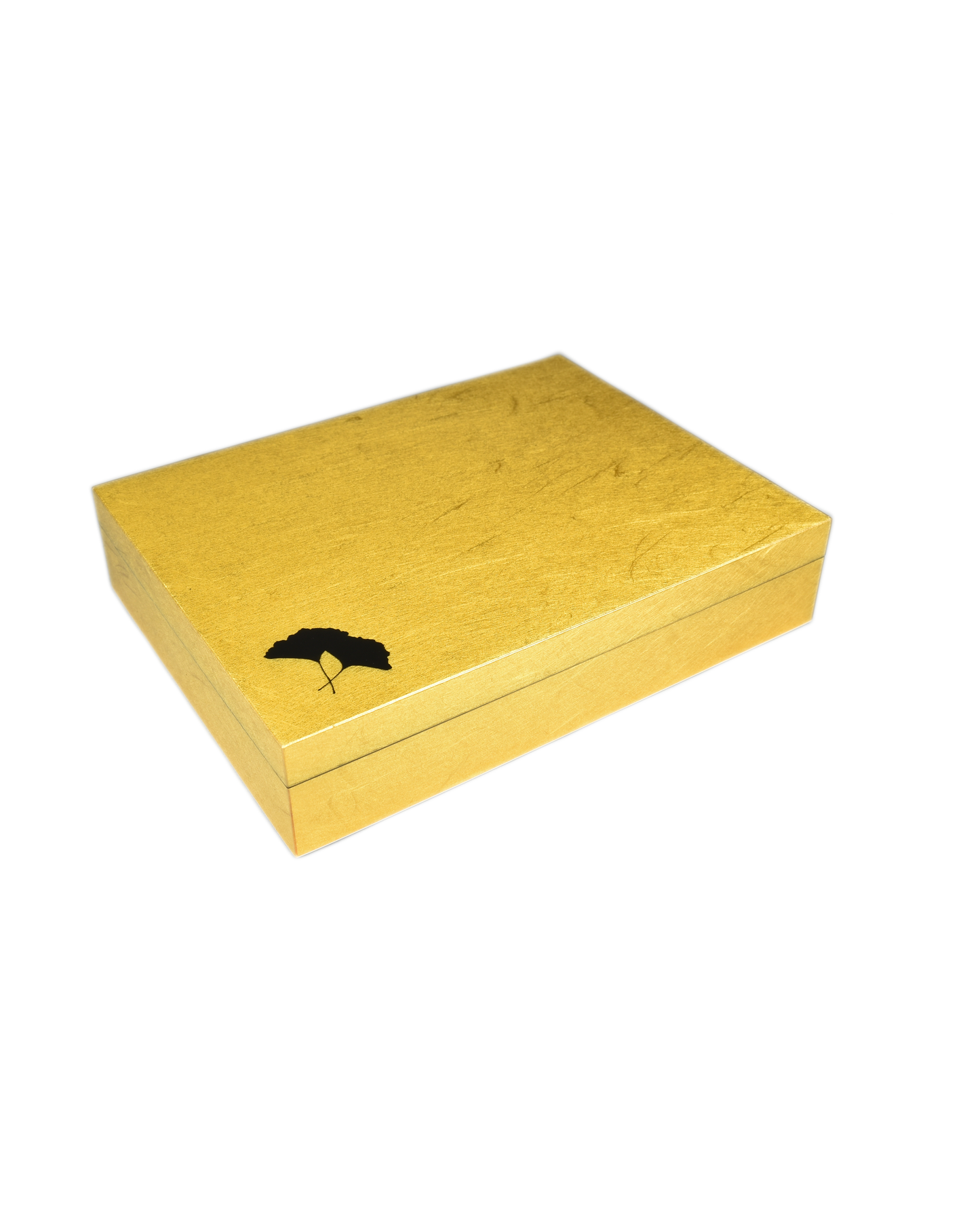 Ginko Leaf with Shine Gold Leaf - Stationery Box - L-45GKSGL