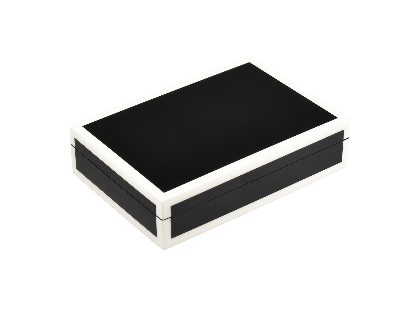 Black with White - Playing Card Box