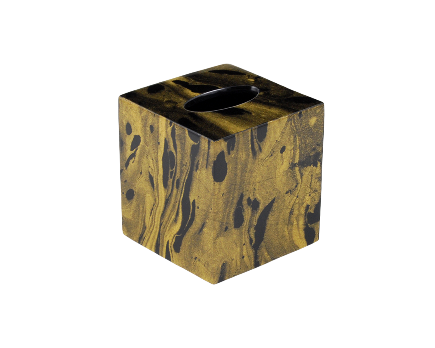 Black Gold Marble - Tissue Cover