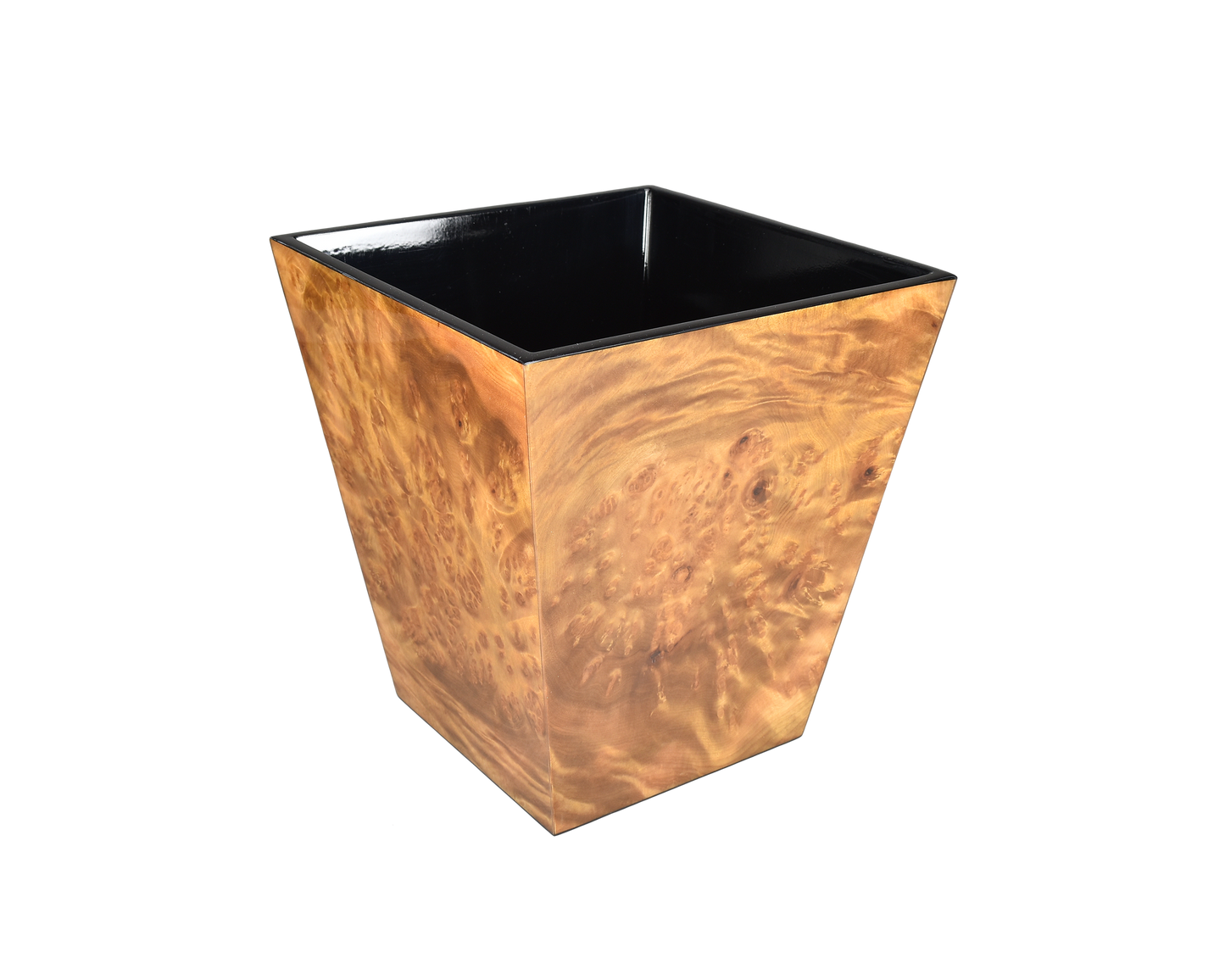 Walnut Burl - Wastebasket