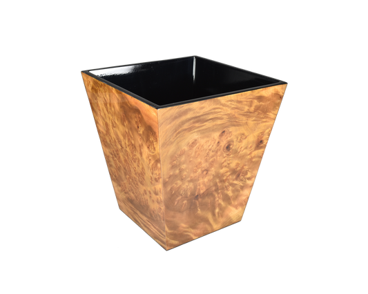 Walnut Burl - Wastebasket