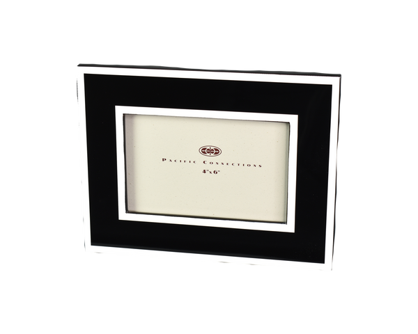 Picture Frame Black with White Trim PF-4
