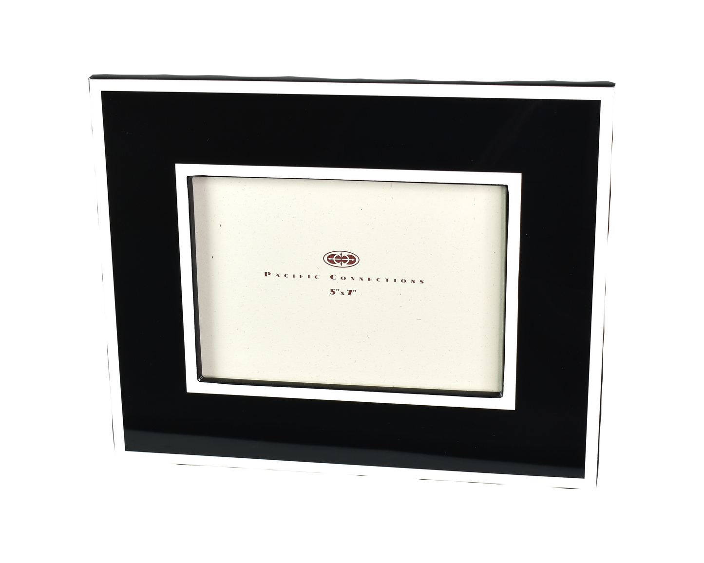 Black with White - Picture Frame - PF-5BWT
