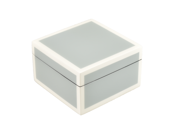 Cool Gray with White - Square Box - L-31FSCGW