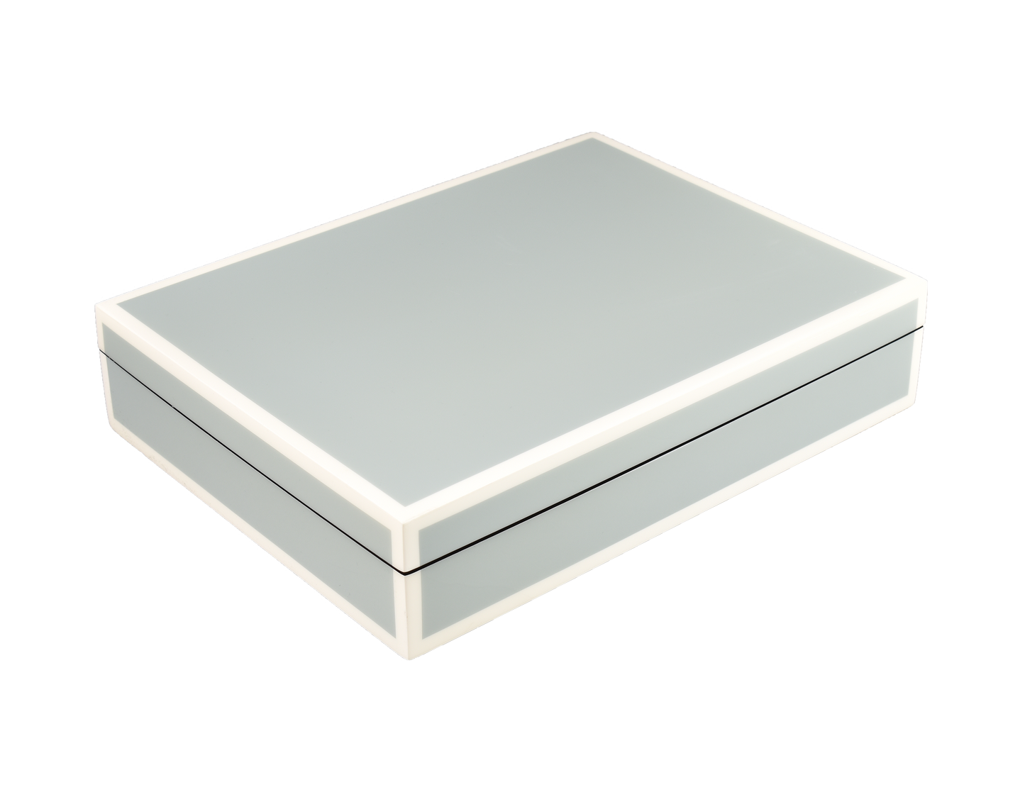 Cool Gray with White - Stationery Box