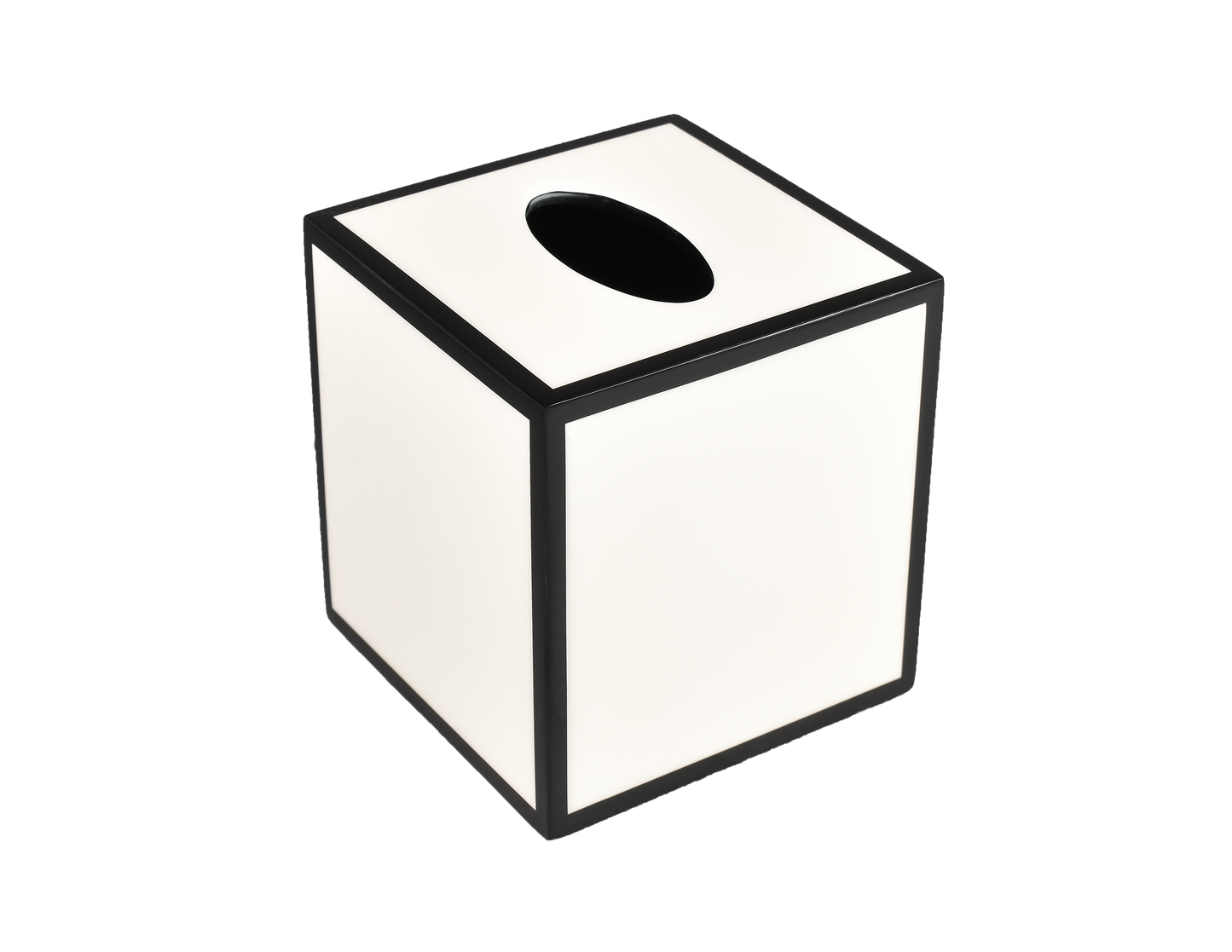 White with Black - Tissue Cover