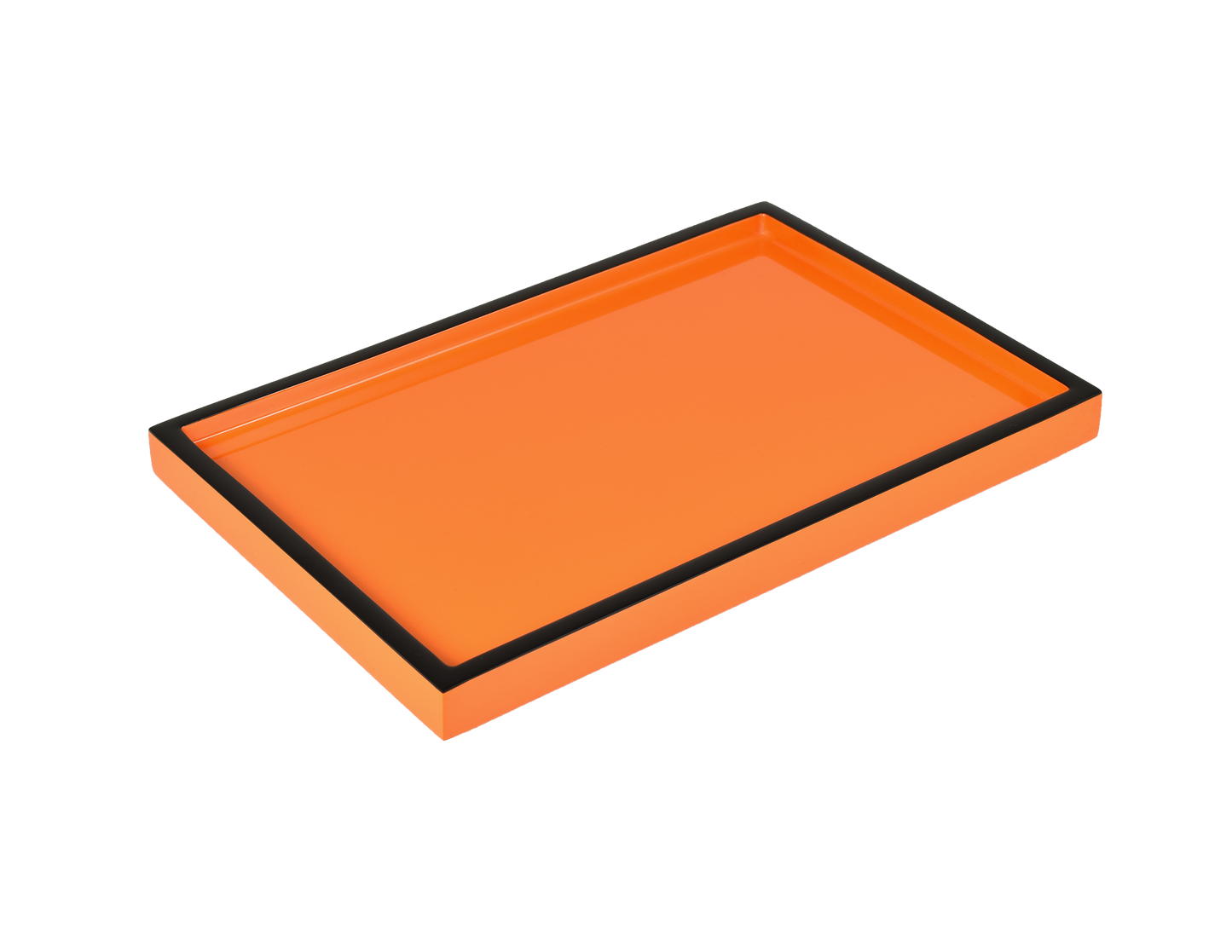 Orange with Black Trim - Vanity Tray