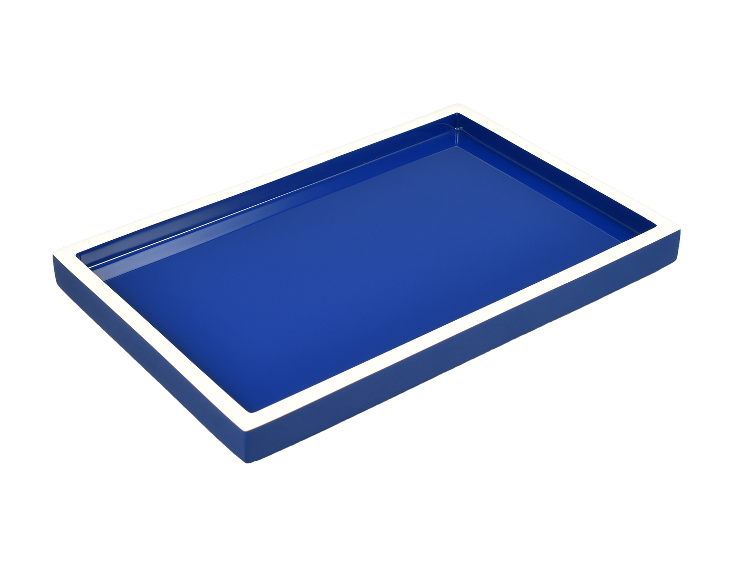 True Blue with White - Vanity Tray