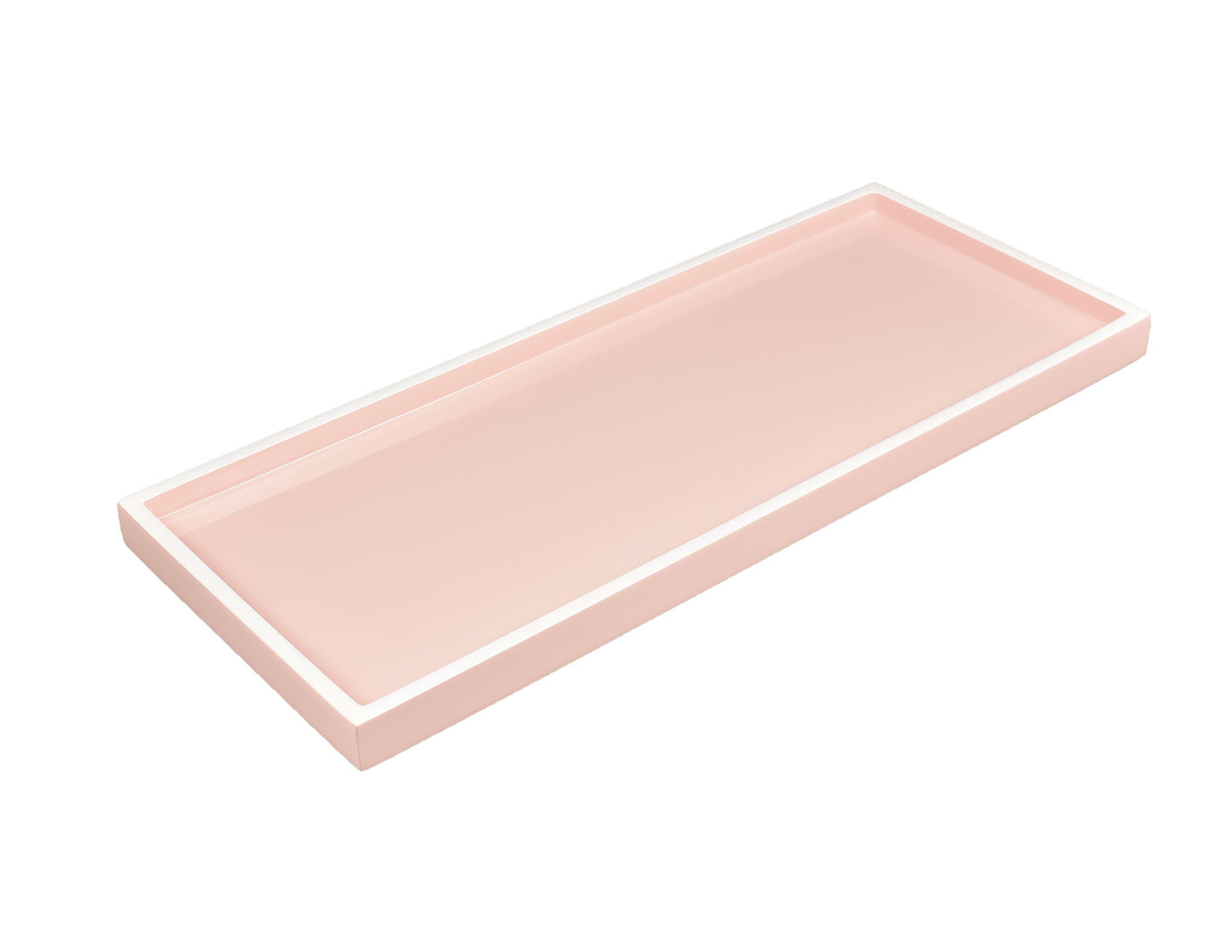 Paris Pink with White - Long Vanity Tray