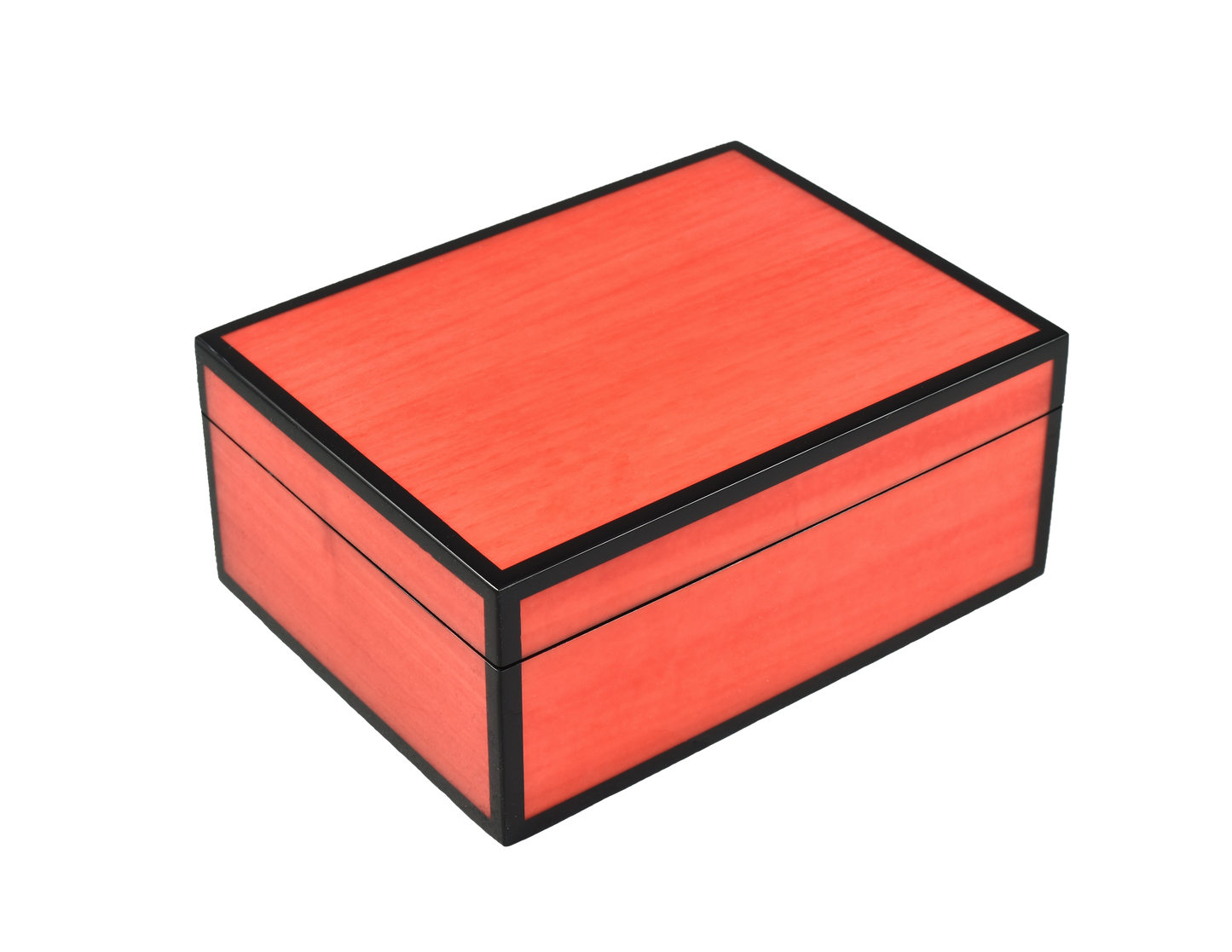 Red Tulipwood with Black - Medium Box