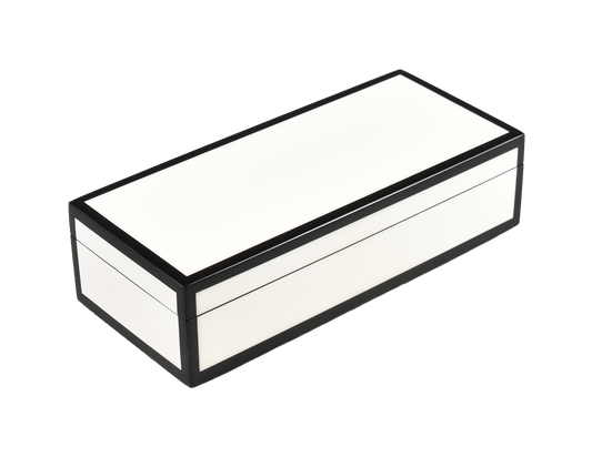 White with Black - Pencil Box