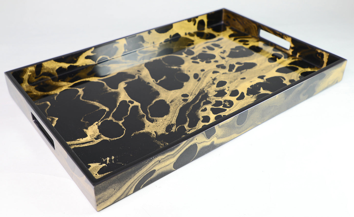 Black Gold Marble - Breakfast Tray