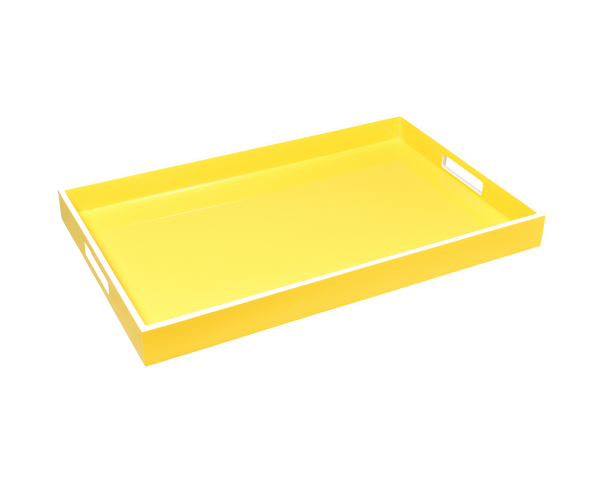 Sunshine Yellow with White - Breakfast Tray - L-34SYWT