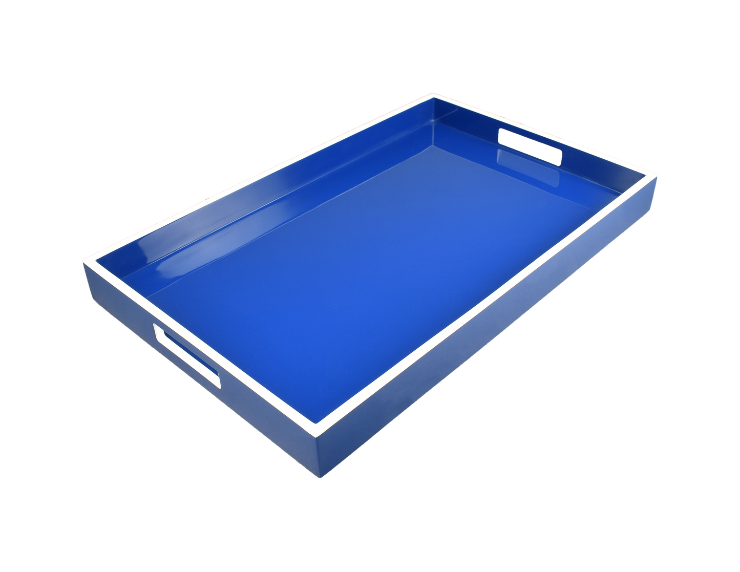 True Blue with White - Breakfast Tray