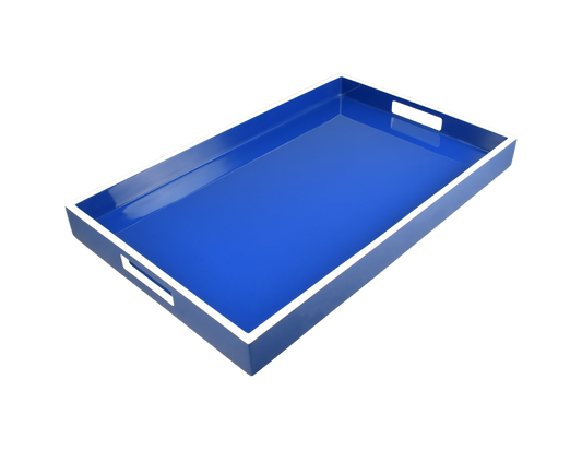 True Blue with White - Breakfast Tray