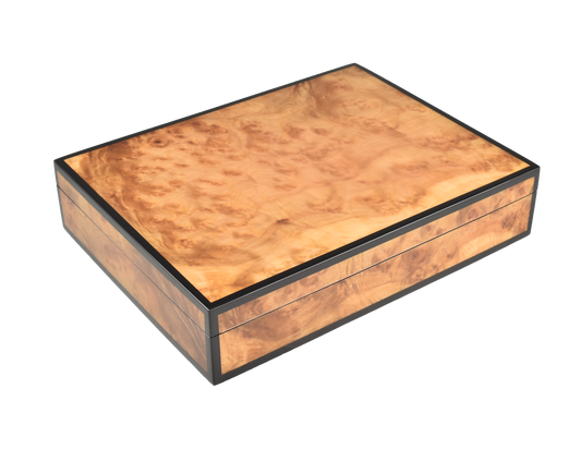 Walnut Burl - Stationery Box