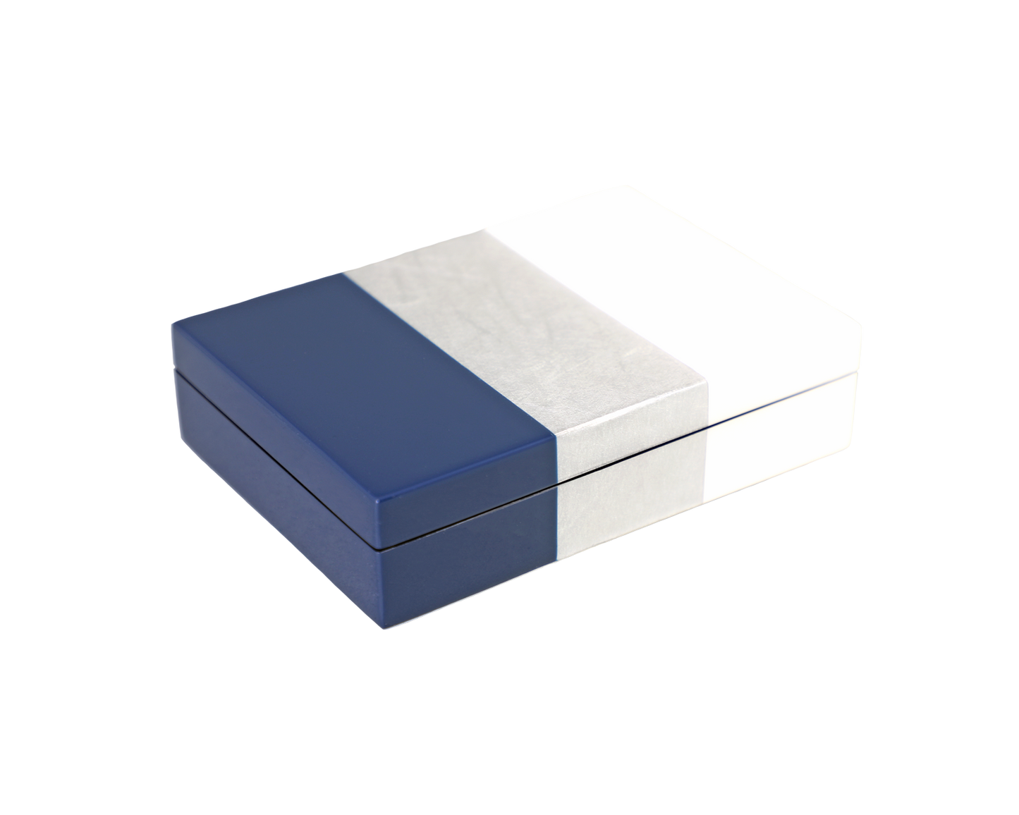 Navy Shine White - Playing Card Box - L-46NSW