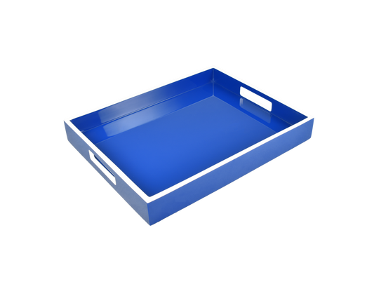 True Blue with White - Reiko Tray