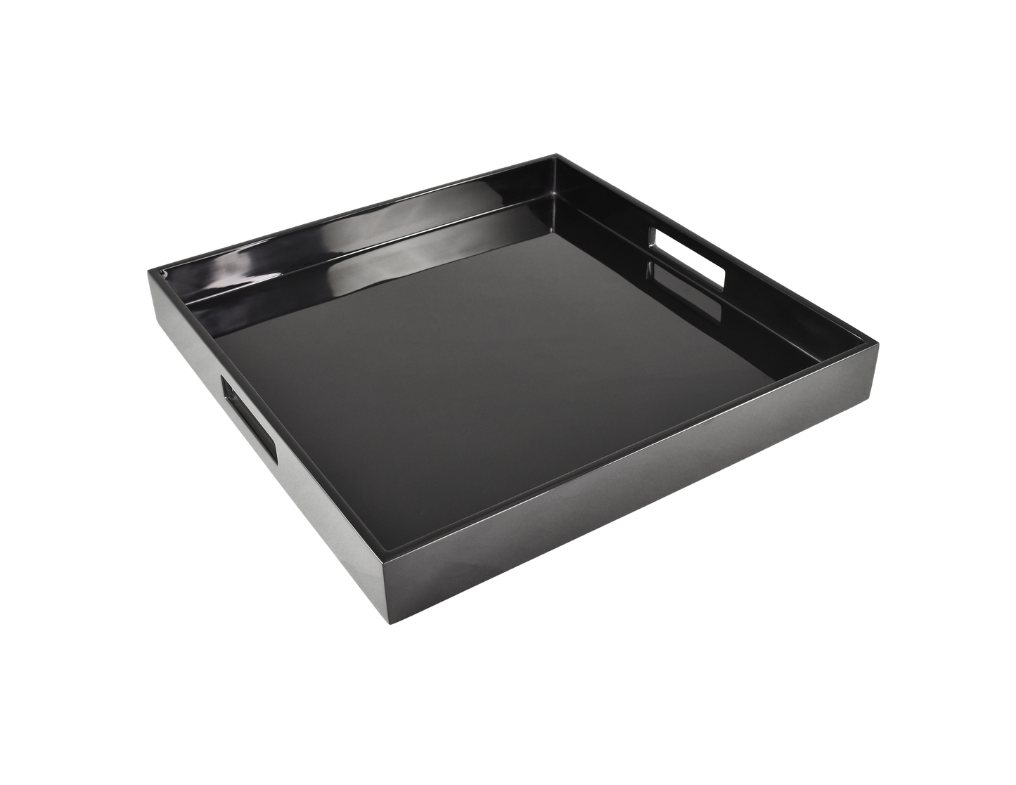 All Black - Square Serving Tray
