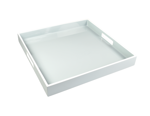 Cool Gray with White - 16" Square Tray - L-48CGW