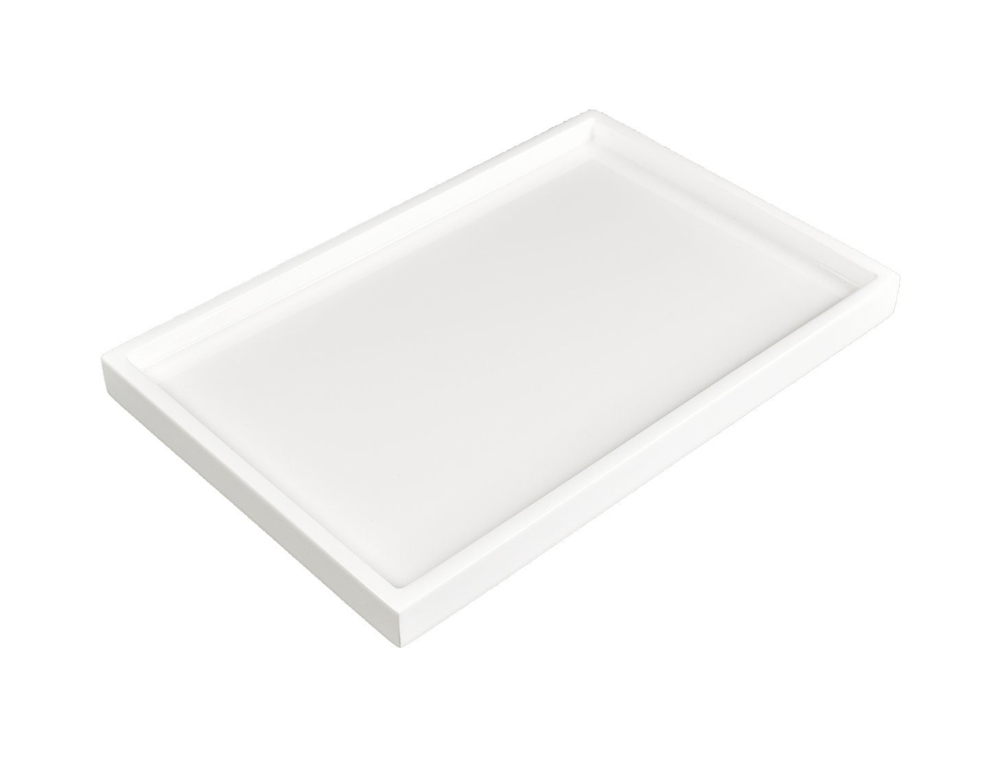 All White - Vanity Tray