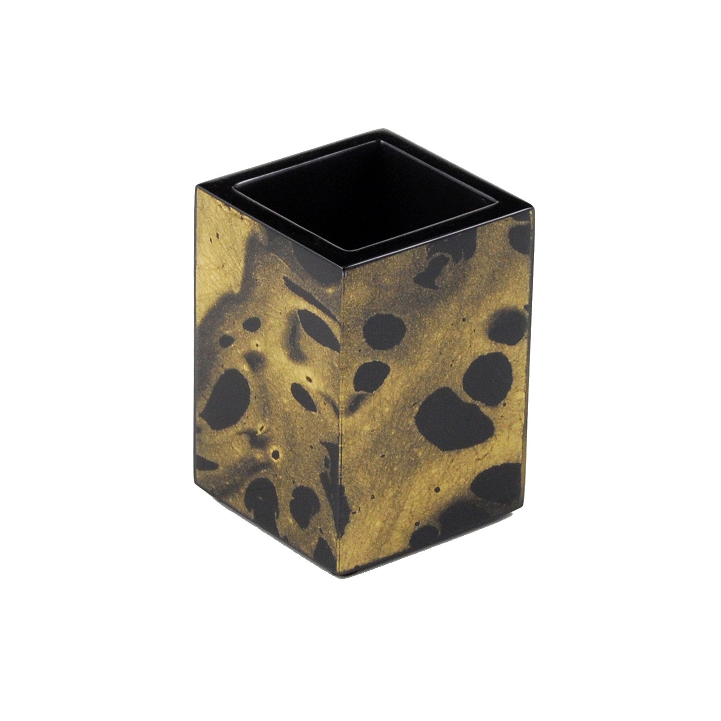 Black Gold Marble - Pencil Cup/Brush Holder