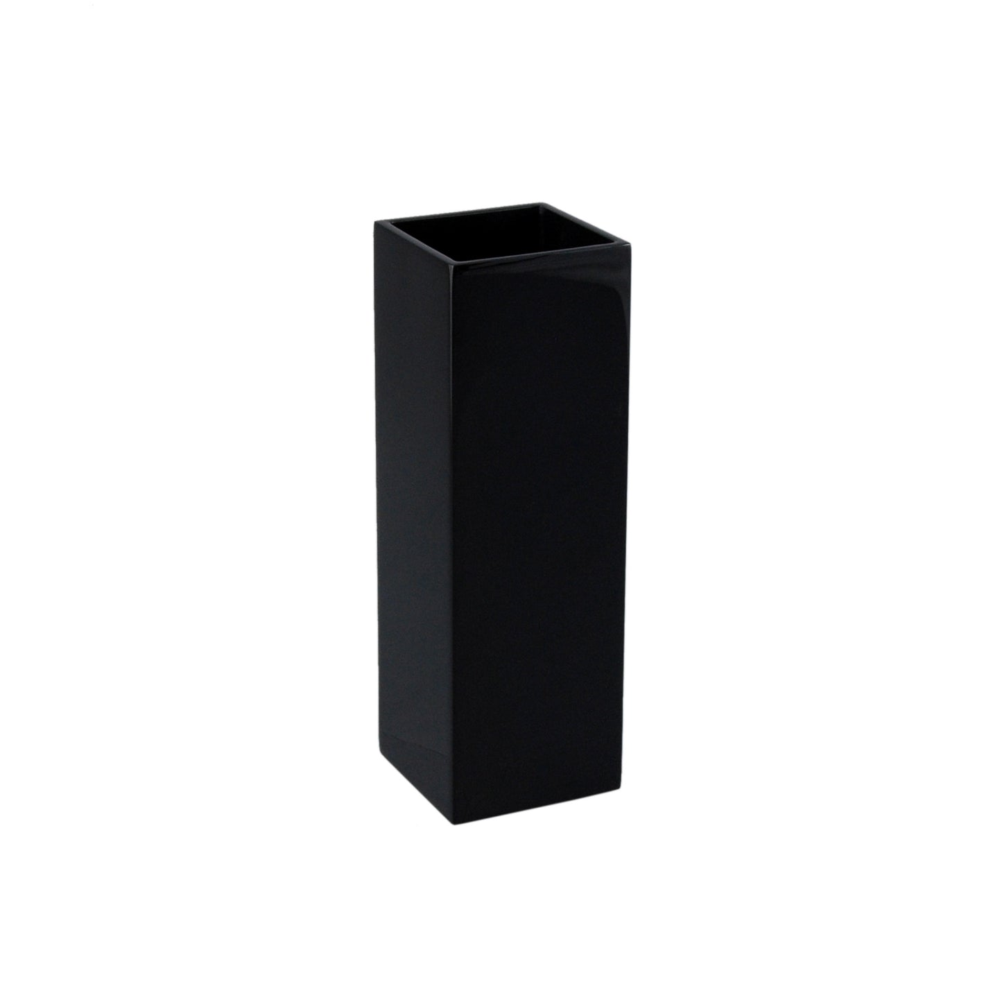 All Black 12" Vase - Flower Vase