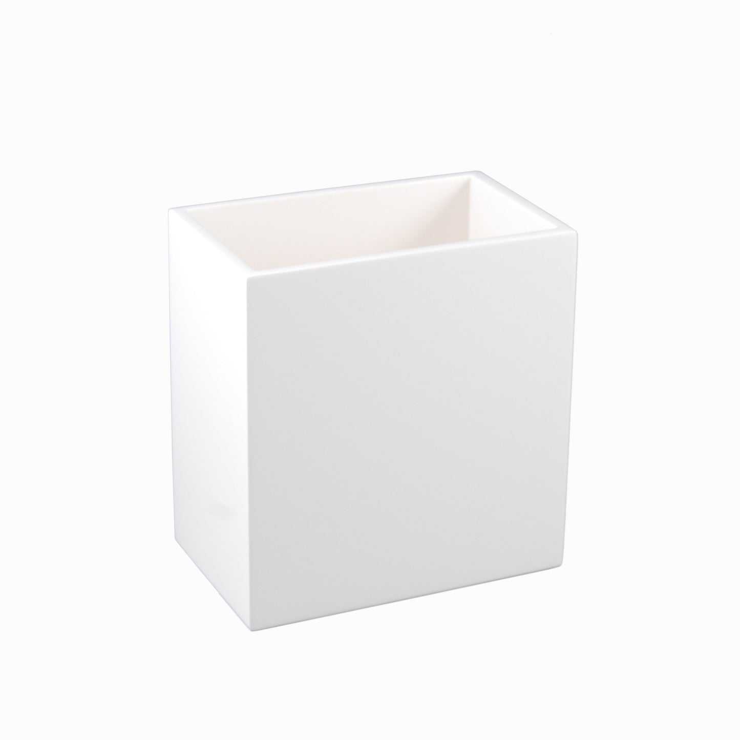 All White - Rectangular Waste Basket