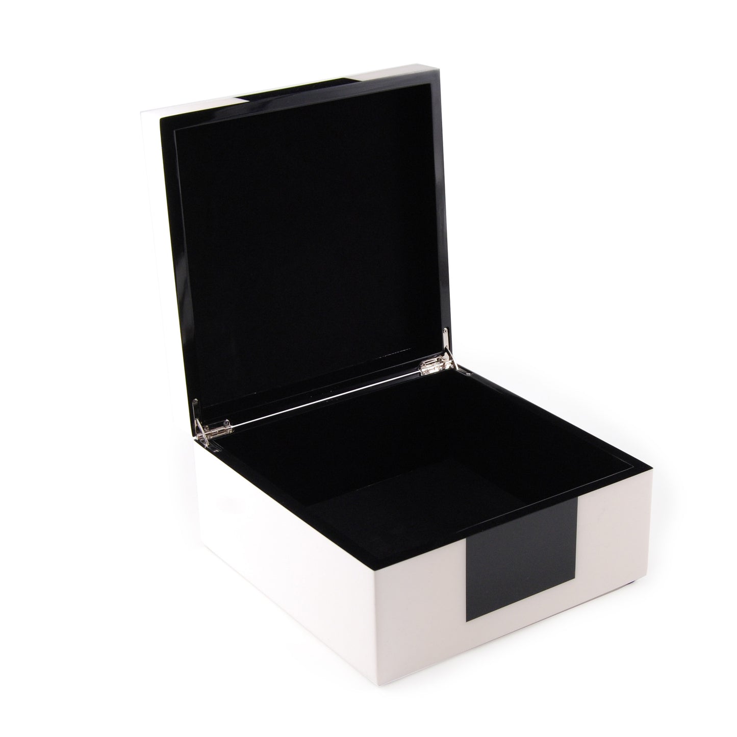 White and Black - Hinged Box - PL-102WB