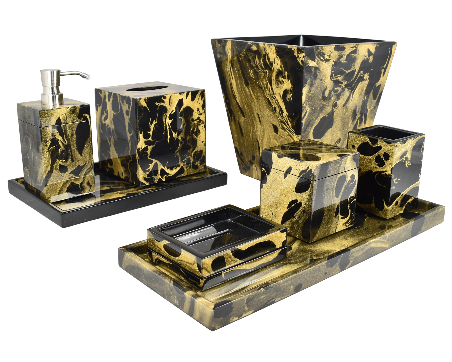 Black Gold Marble