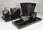 Black with Artful Gold - Q-Tip Box