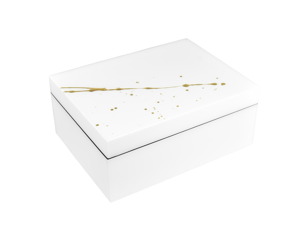 White with Artful Gold - Medium Box