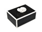 Black with White Trim - Medium Handle Box