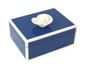 True Blue with White - Medium Handle Box