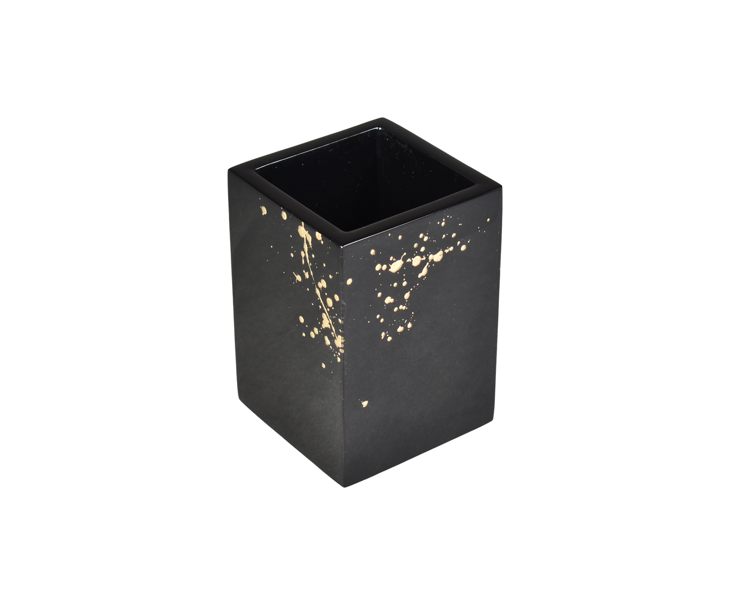 Black with Artful Gold - Brush Cup