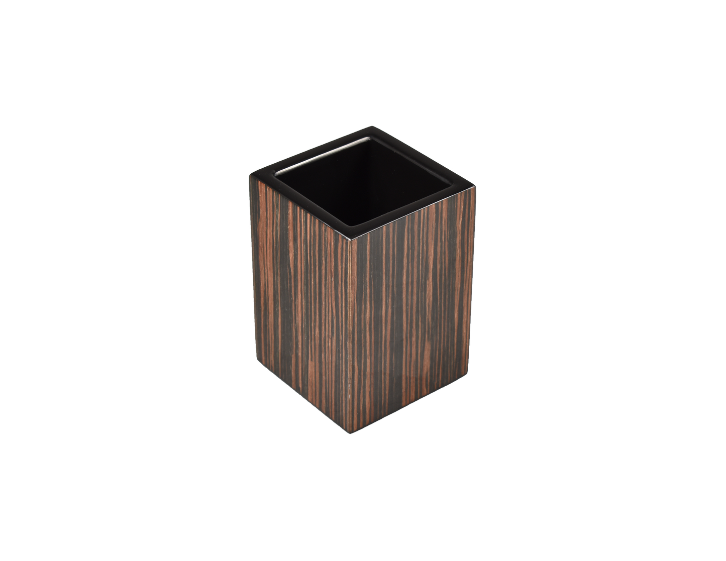 Macassar Ebony - Pencil Cup/Brush Holder
