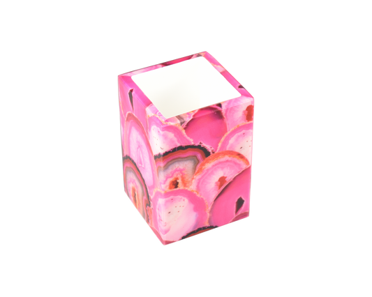 Pink Agate - Brush Cup