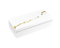 White with Artful Gold - Pencil Box