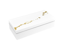 White with Artful Gold - Pencil Box