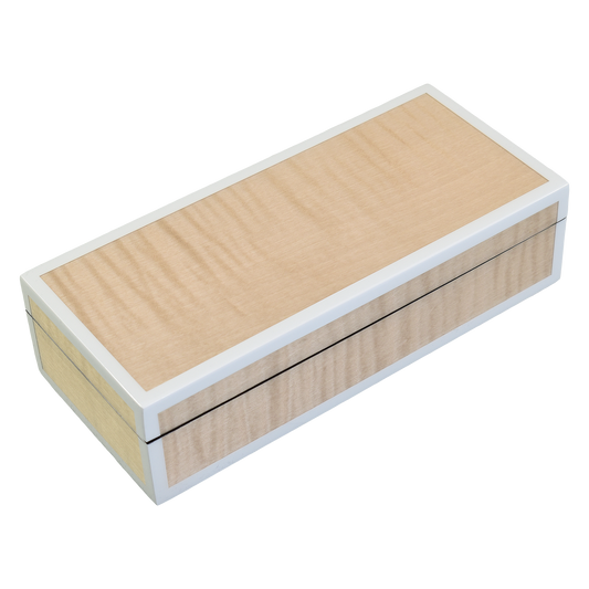 Sycamore with Silver Dollar - Pencil Box