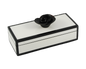 White with Black Trim - Pencil Handle Box