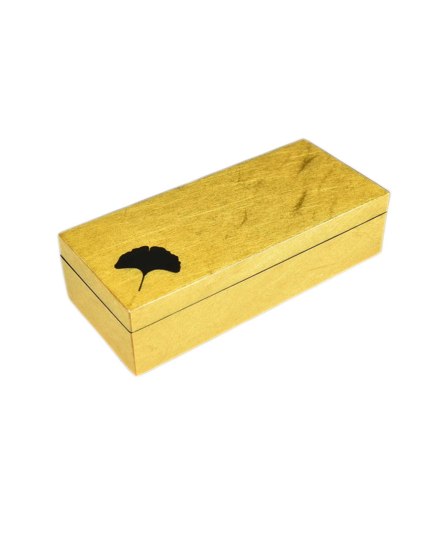 Ginko Leaf with Shine Gold Leaf - Pencil Box - L-30GKSGL