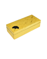 Ginko Leaf with Shine Gold Leaf - Pencil Box - L-30GKSGL