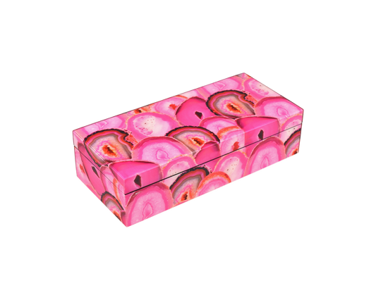 Pink Agate - Pencil Box