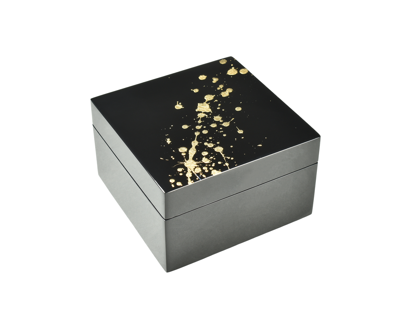 Black with Artful Gold - Square Box
